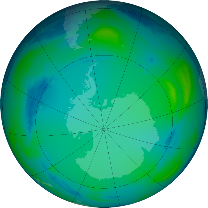 Ozone Map 1985-07-10